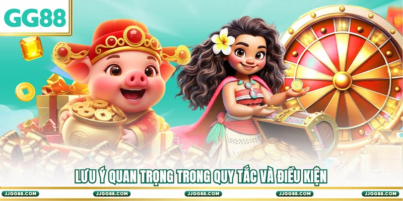 Lưu ý quan trọng trong Quy tắc và điều kiện